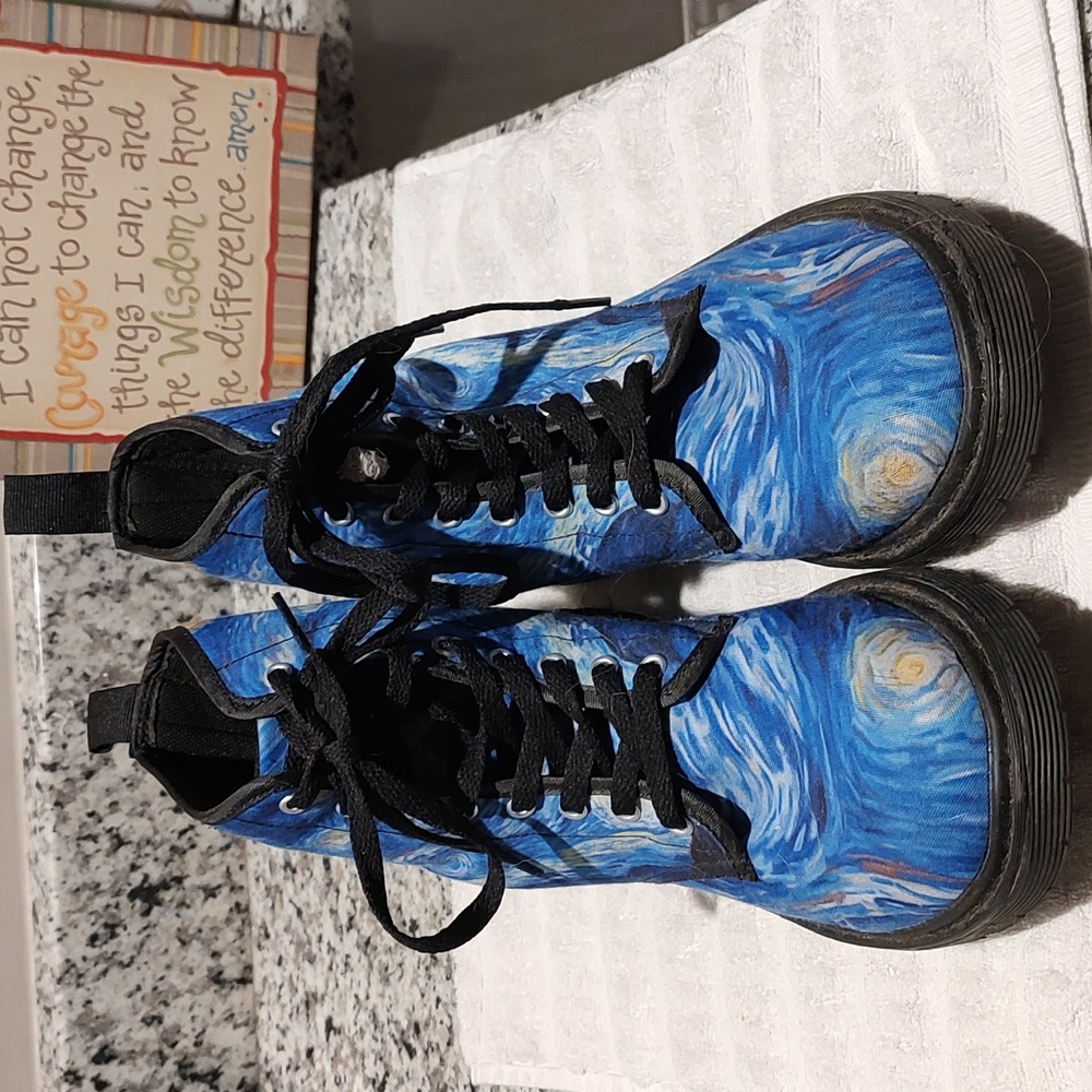 Vincent Van Gogh Starry Night Boots